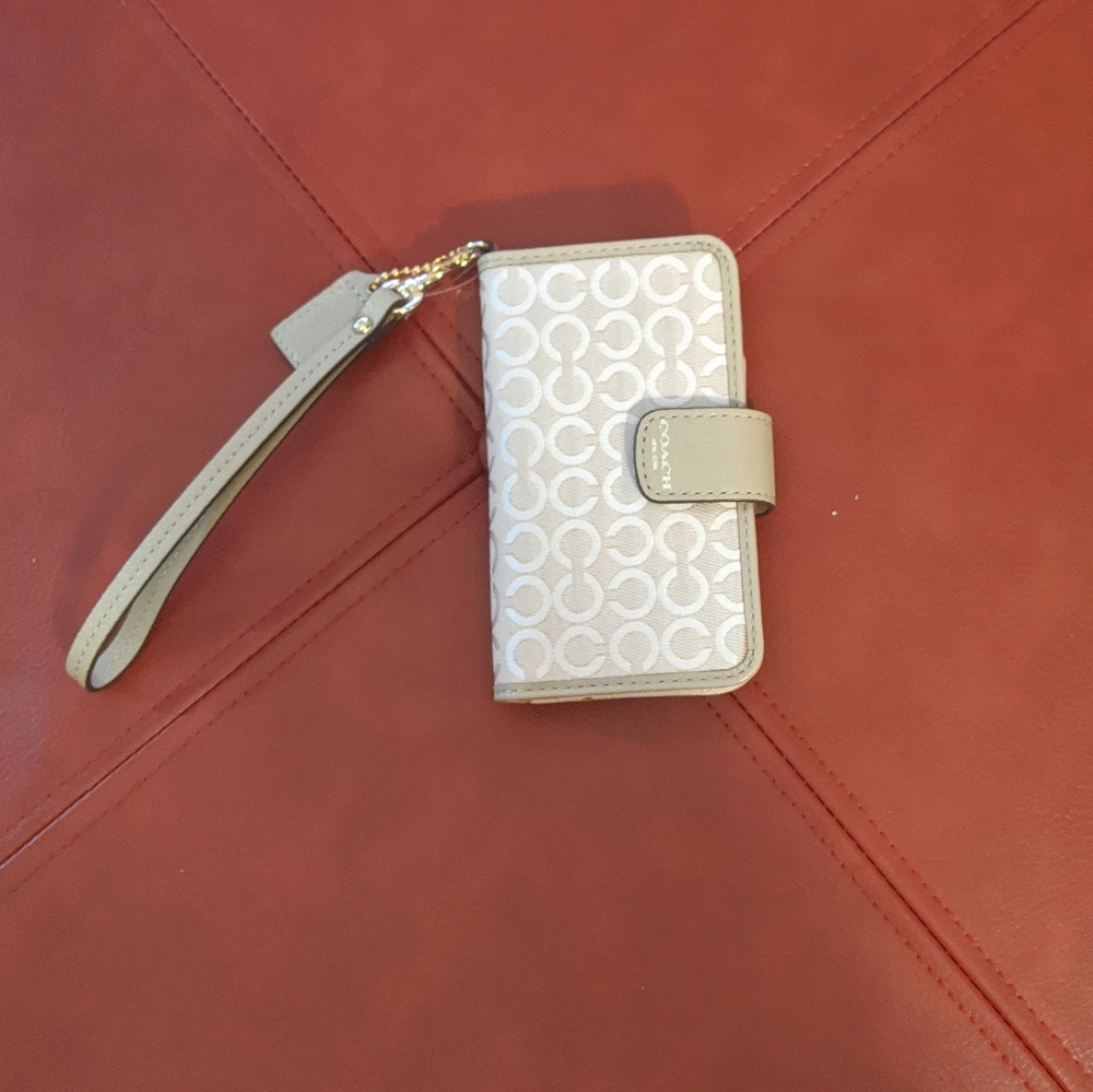 NEW Coach iPhone 4 4S case wallet